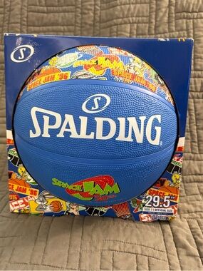 Spalding Space Jam 30th Anniversary Basketball 29.5 New Looney Tunes